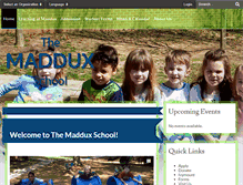 Tablet Screenshot of madduxschool.org